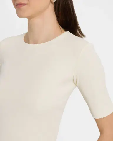 Jil Sander Elbow-Sleeve Slim Top | Thumbnail 4
