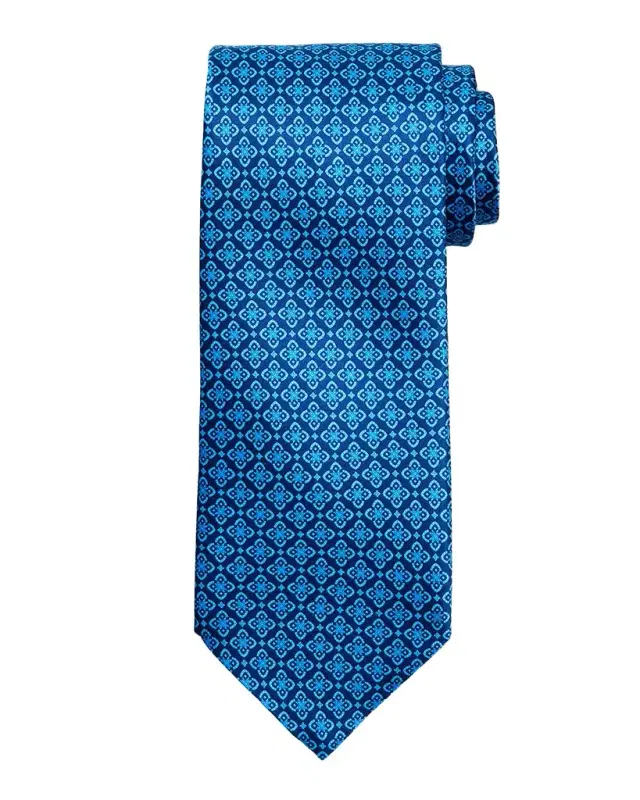Men 's Medallion Silk Tie
