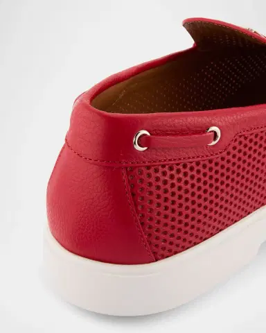 Giuseppe Zanotti Men's Berth 10 Perforated Leather Loafers | Thumbnail 5 Giuseppe Zanotti Men's Berth 10 Perforated Leather Loafers | Thumbnail 5