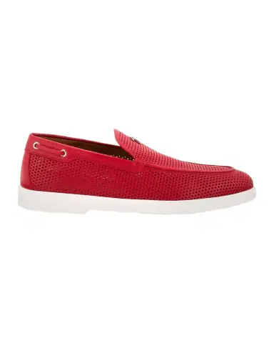 Giuseppe Zanotti Men's Berth 10 Perforated Leather Loafers | Thumbnail 1 Giuseppe Zanotti Men's Berth 10 Perforated Leather Loafers | Thumbnail 1