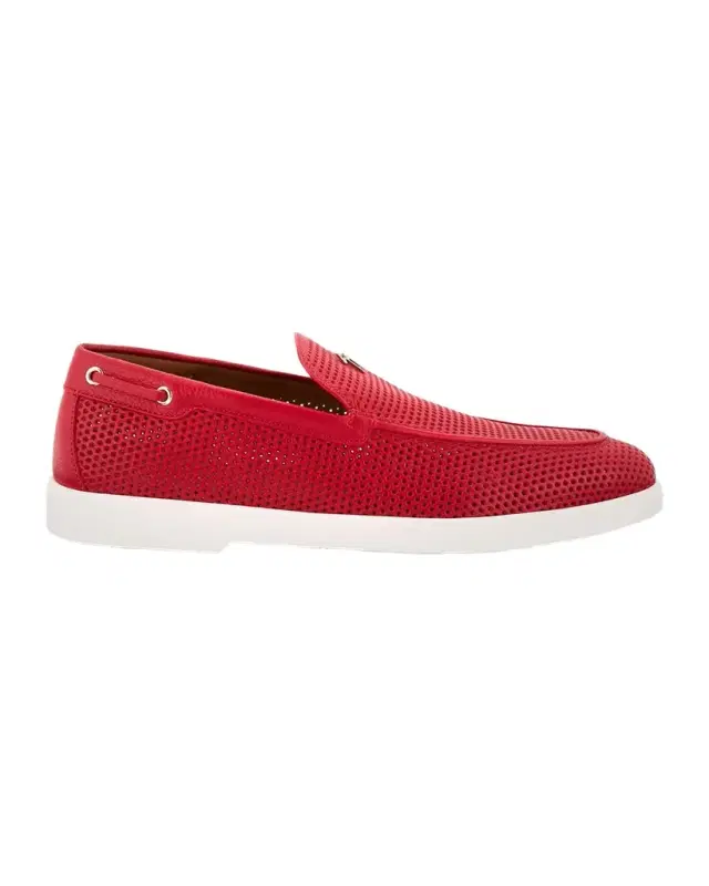 Men 's Berth 10 Perforated Leather Loafers