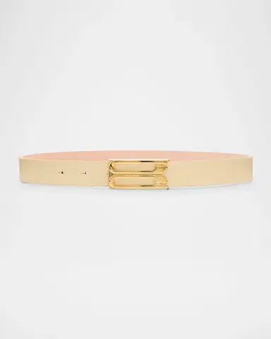 Victoria Beckham B-Logo Leather Belt | Thumbnail 3 Victoria Beckham B-Logo Leather Belt | Thumbnail 3