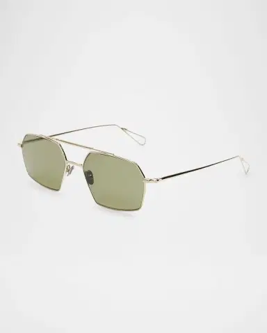 AHLEM Haussman Rectangle Metal & Nylon Sunglasses | Thumbnail 2 AHLEM Haussman Rectangle Metal & Nylon Sunglasses | Thumbnail 2