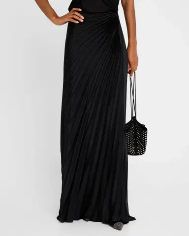 A.L.C. Bianca Pleated Maxi Skirt | Thumbnail 2 A.L.C. Bianca Pleated Maxi Skirt | Thumbnail 2