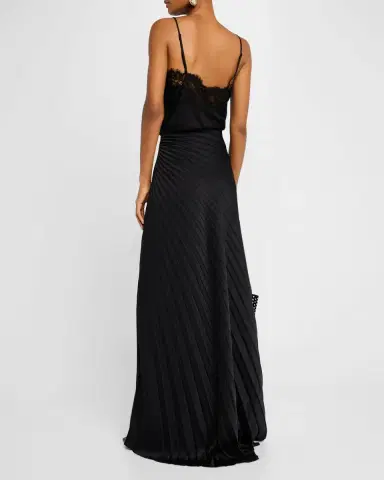 A.L.C. Bianca Pleated Maxi Skirt | Thumbnail 4 A.L.C. Bianca Pleated Maxi Skirt | Thumbnail 4