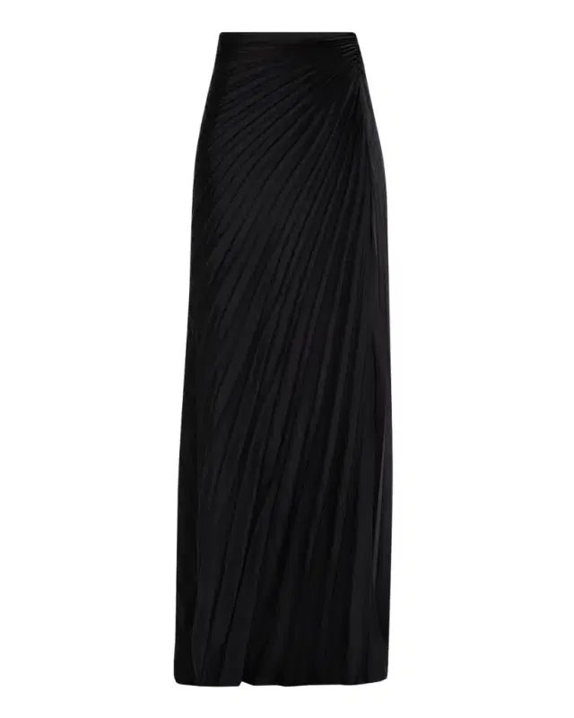 Bianca Pleated Maxi Skirt