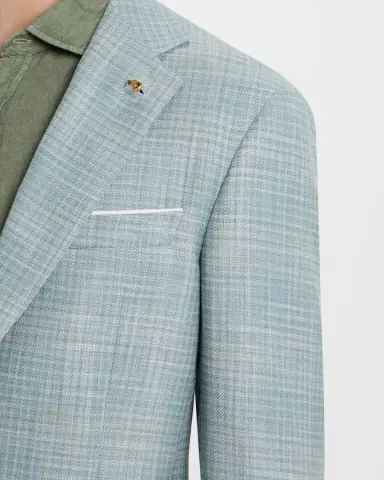 Stefano Ricci Men's Check Single-Breasted Sport Coat | Thumbnail 5