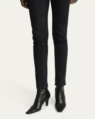 Saint Laurent Jill Calfskin Ankle Booties | Thumbnail 3 Saint Laurent Jill Calfskin Ankle Booties | Thumbnail 3