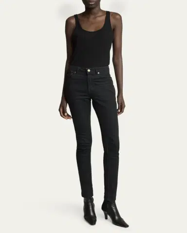 Saint Laurent Jill Calfskin Ankle Booties | Thumbnail 4 Saint Laurent Jill Calfskin Ankle Booties | Thumbnail 4