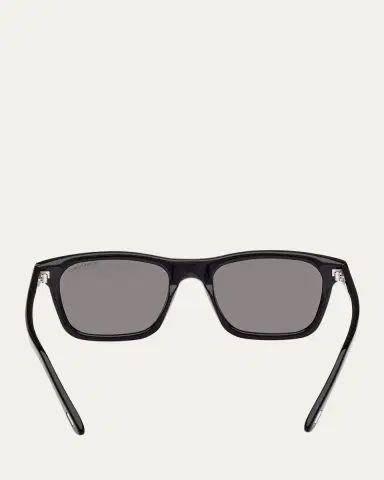 Tom Ford Men's Barron Acetate Square Sunglasses | Thumbnail 5