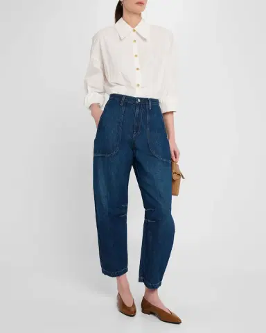 TWP Jetties Beach Wide-Leg Jeans | Thumbnail 2