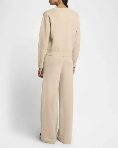 Yves Salomon Wool Crewneck Sweater | Thumbnail 3