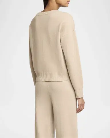 Yves Salomon Wool Crewneck Sweater | Thumbnail 6