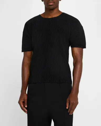 Homme Plissé Issey Miyake Men 's Pleated T-Shirt | Thumbnail 3 Homme Plissé Issey Miyake Men 's Pleated T-Shirt | Thumbnail 3