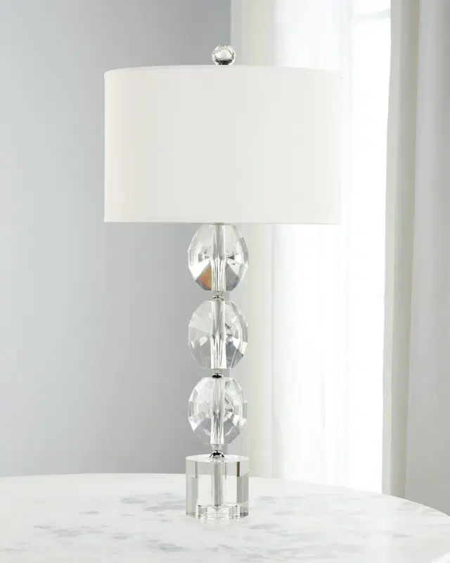 Crystal Beads 33" Table Lamp
