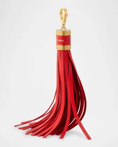 Golden Goose Tassel Leather Bag Charm | Thumbnail 2