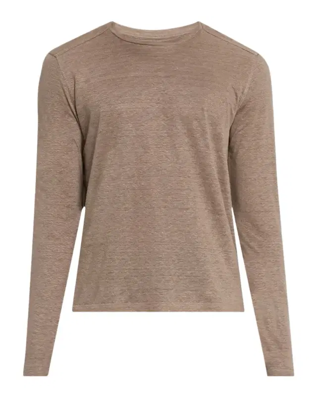 Men 's Linen Long-Sleeve T-Shirt