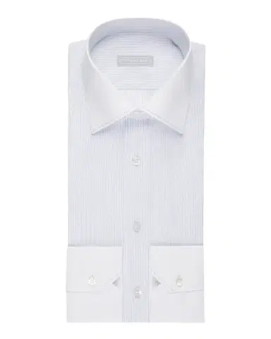 Stefano Ricci Men's Cotton Micro-Stripe Dress Shirt | Thumbnail 1 Stefano Ricci Men's Cotton Micro-Stripe Dress Shirt | Thumbnail 1