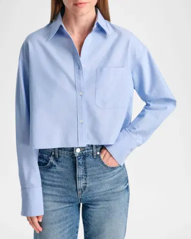 TWP Little Big Joe Cropped Button-Front Shirt | Thumbnail 2 TWP Little Big Joe Cropped Button-Front Shirt | Thumbnail 2