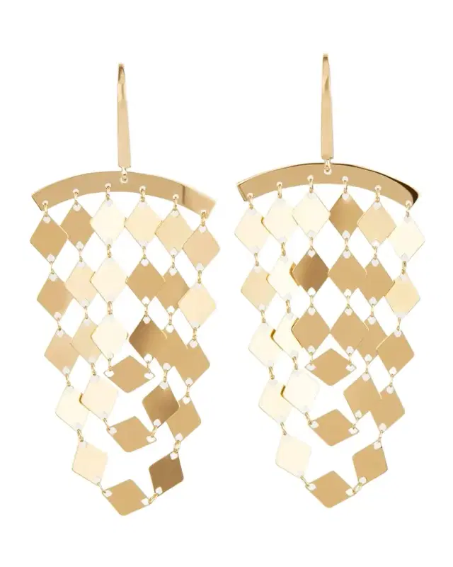 Laser Kite Small Cascade Earrings