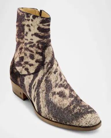 JOHN VARVATOS Men's Ludlow Zip Ankle Boots | Thumbnail 2
