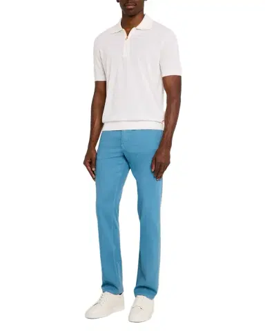 Stefano Ricci Men's Quarter-Zip Short-Sleeve Polo Sweater | Thumbnail 1 Stefano Ricci Men's Quarter-Zip Short-Sleeve Polo Sweater | Thumbnail 1