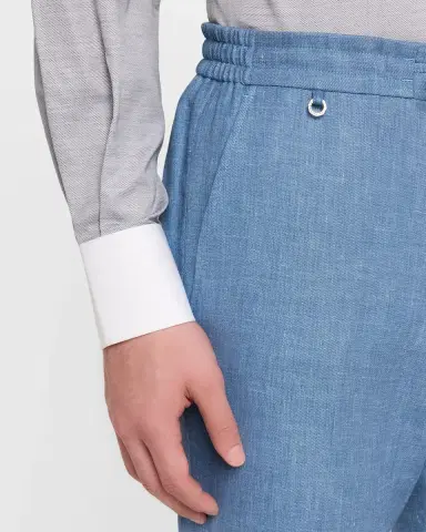 Stefano Ricci Men's Drawstring Pull-On Pants | Thumbnail 4 Stefano Ricci Men's Drawstring Pull-On Pants | Thumbnail 4