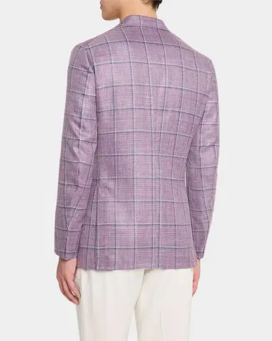 Isaia Men's Windowpane Sport Coat | Thumbnail 3