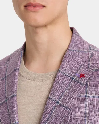 Isaia Men's Windowpane Sport Coat | Thumbnail 5