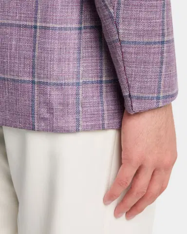 Isaia Men's Windowpane Sport Coat | Thumbnail 8
