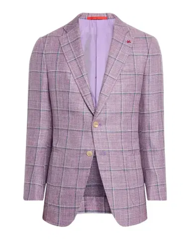 Isaia Men's Windowpane Sport Coat | Thumbnail 1