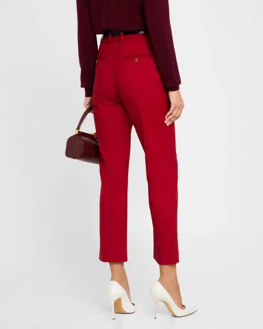 Argent Cropped Straight-Leg Seasonless Wool Trousers | Thumbnail 3 Argent Cropped Straight-Leg Seasonless Wool Trousers | Thumbnail 3
