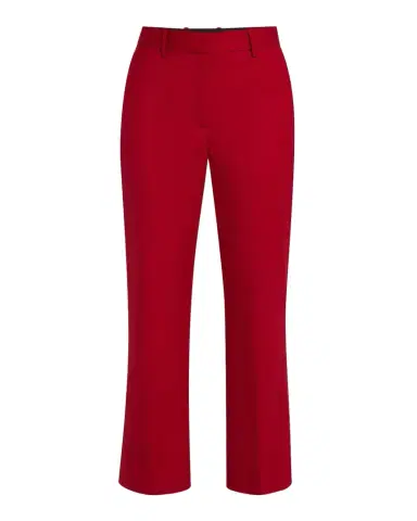 Argent Cropped Straight-Leg Seasonless Wool Trousers | Thumbnail 1 Argent Cropped Straight-Leg Seasonless Wool Trousers | Thumbnail 1