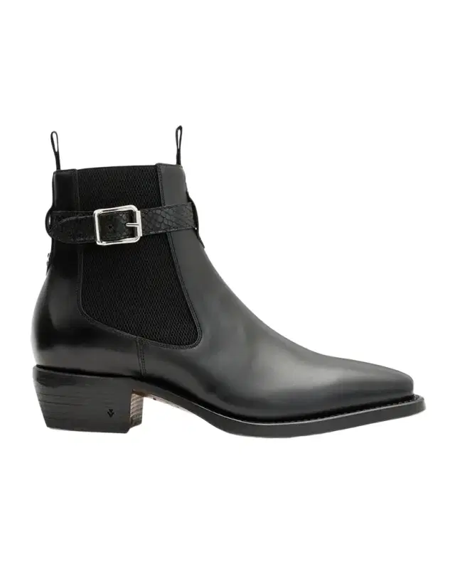 John Varvatos Men 's Walker Buckle Chelsea Boots