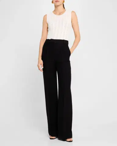 Adam Lippes Pointelle Compact Jacquard Tank Top | Thumbnail 2