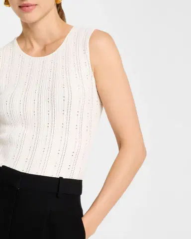 Adam Lippes Pointelle Compact Jacquard Tank Top | Thumbnail 5