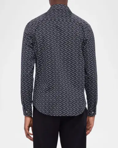 Bugatchi Men's OoohCotton James Cocktail-Print Sport Shirt | Thumbnail 2 Bugatchi Men's OoohCotton James Cocktail-Print Sport Shirt | Thumbnail 2