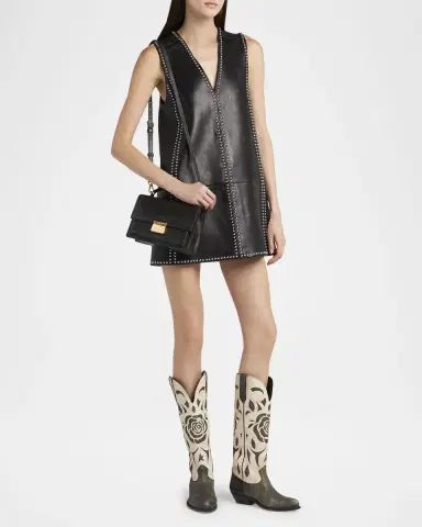 Golden Goose Venezia Distressed Leather Crossbody Bag | Thumbnail 5