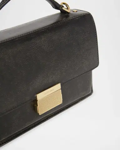 Golden Goose Venezia Distressed Leather Crossbody Bag | Thumbnail 6