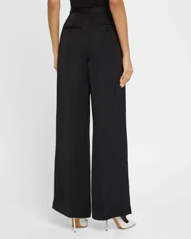 Argent Jones Wide-Leg Viscose Twill Trousers | Thumbnail 2 Argent Jones Wide-Leg Viscose Twill Trousers | Thumbnail 2