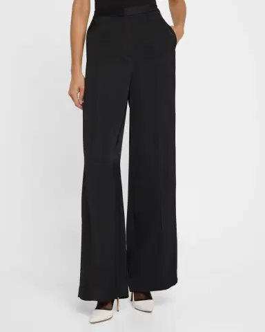 Argent Jones Wide-Leg Viscose Twill Trousers | Thumbnail 3 Argent Jones Wide-Leg Viscose Twill Trousers | Thumbnail 3