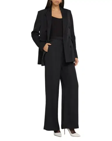 Argent Jones Wide-Leg Viscose Twill Trousers | Thumbnail 1 Argent Jones Wide-Leg Viscose Twill Trousers | Thumbnail 1