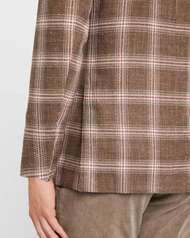 Kiton Men's Cashmere-Blend Plaid Sport Coat | Thumbnail 8