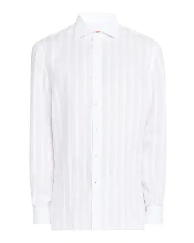 Isaia Men's Tonal Stripe Sport Shirt | Thumbnail 1