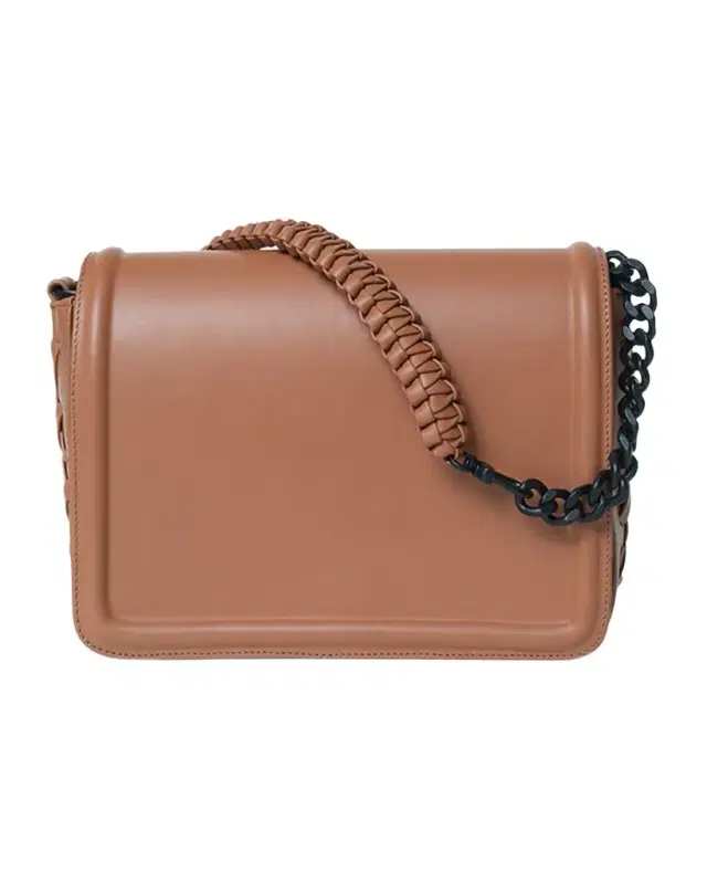 Maxi Box Flap Leather Shoulder Bag
