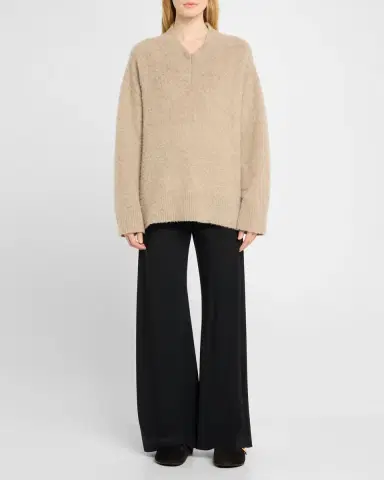 Tory Burch Mellow Suede Shearling Buckle Loafer Mules | Thumbnail 2 Tory Burch Mellow Suede Shearling Buckle Loafer Mules | Thumbnail 2