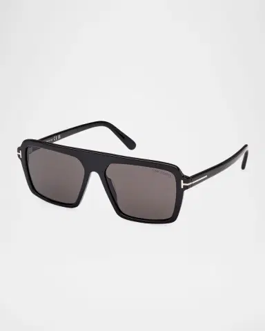 Tom Ford Men's Vincent Acetate Rectangle Sunglasses | Thumbnail 3 Tom Ford Men's Vincent Acetate Rectangle Sunglasses | Thumbnail 3