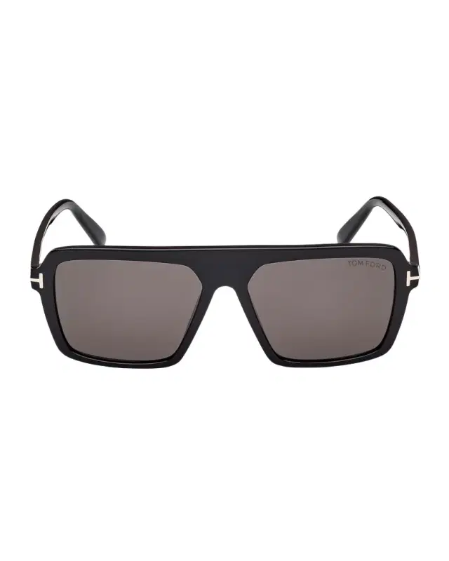 TOM FORD Men 's Vincent Acetate Rectangle Sunglasses