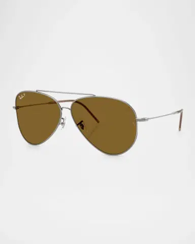 Ray-Ban Metal & Plastic Aviator Sunglasses, 59MM | Thumbnail 2