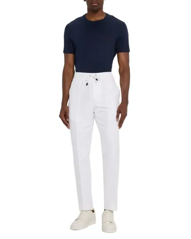 Men 's Cotton-Linen Drawstring Pants